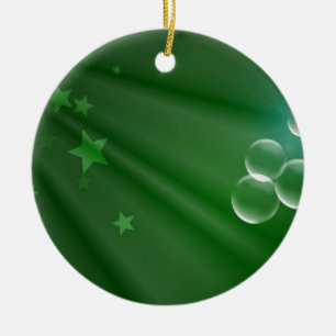 Öde för kärlek för fred för konst för Irland Julgransprydnad Keramik