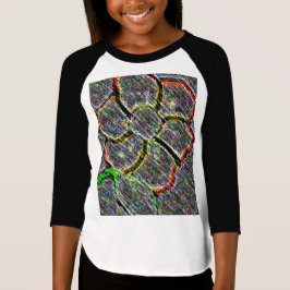 Öde för mönster för blommarkonstdaisy öde t shirt