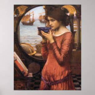 Öde - John William Waterhouse Poster