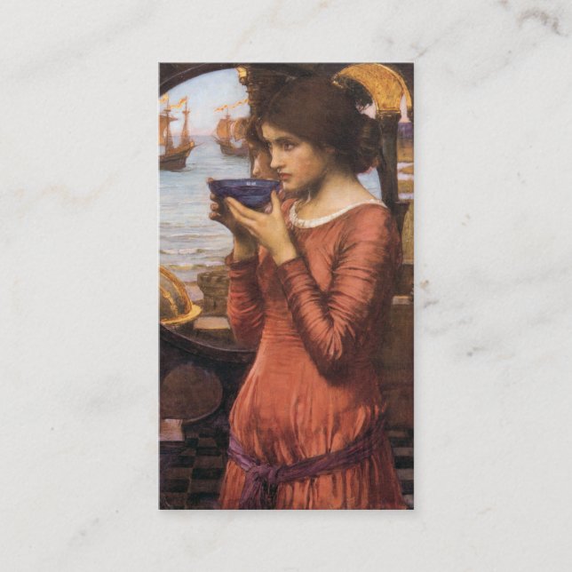 Öde - John William Waterhouse Visitkort (Framsida)
