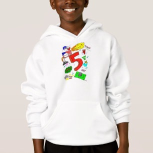 Ode till fem barn Hooded Sweatshirt Tee Shirt