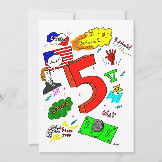 Ode till fem inbjudningar (Framsida)