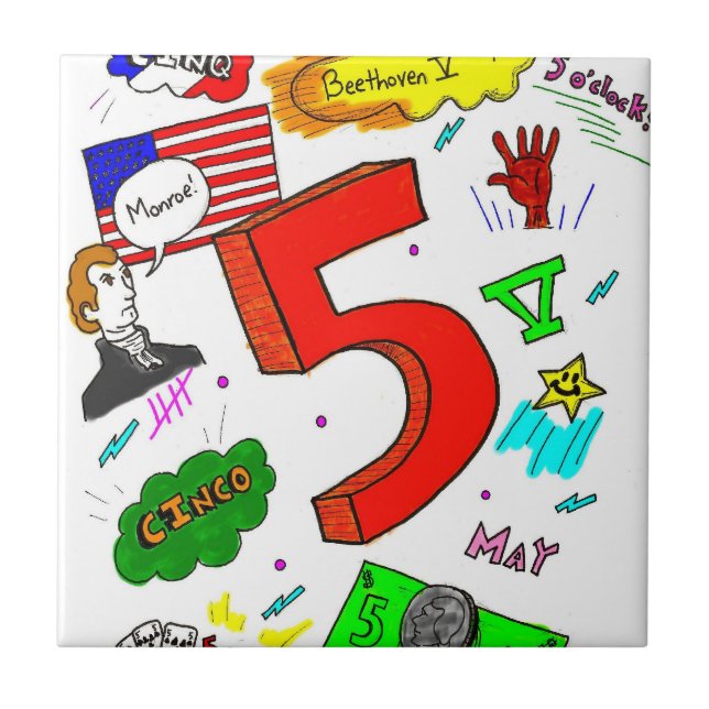 Ode till fem plattor kakelplatta (Framsidan)