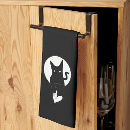 Ode till Kärlek Cat Kitchen Towels av Poet Adiela  Kökshandduk