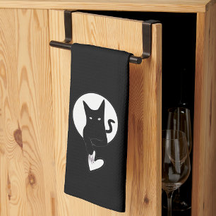 Ode till Kärlek Cat Kitchen Towels av Poet Adiela  Kökshandduk