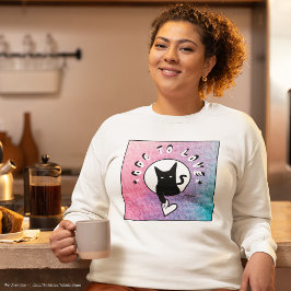 Ode till Kärlek Cat T-Shirt av Poet Adiela Akoo