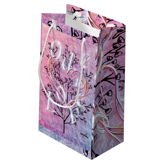 Ode till Kärlek Gift Bag av Poet Adiela Akoo (Baksidan Vinklad)