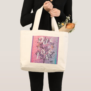 Ode till Kärlek Jumbo Tote Designad av Adiela Akoo Tygkasse