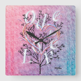 Ode till Kärlek-köns väggklocka