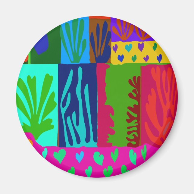 Ode till Matisse Collage Magnet (Framsidan)
