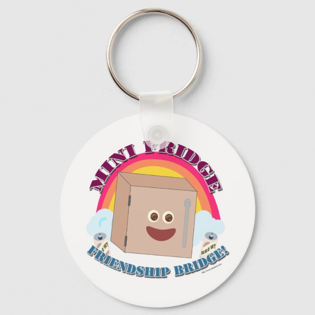Ode till Mini Fridge! Nyckelring (Framsida)