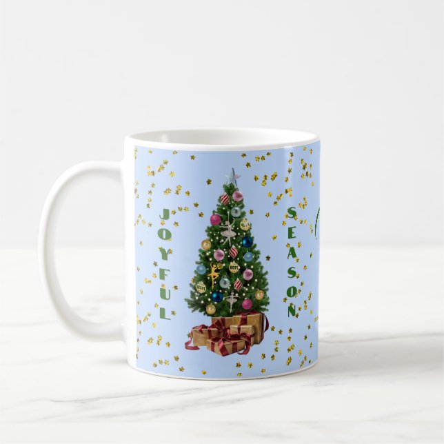 Ode till Nötknäpparbaletten Blå Träd Kaffemugg (Vänster)