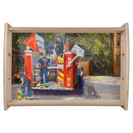 Ode till Station Sju serveringsbricka