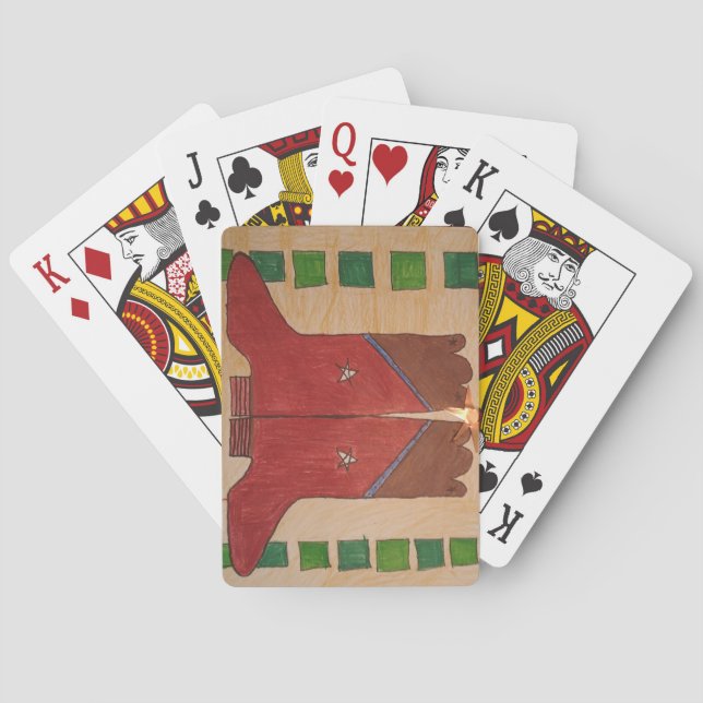 "Ode to Bakersfield play-kort Spelkort (Baksidan)