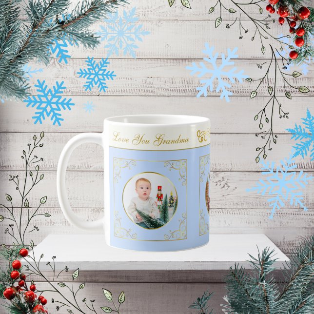 Ode to The Nutcracker Ballet Blue 2 Photo Tile Kaffemugg (Skapare uppladdad)