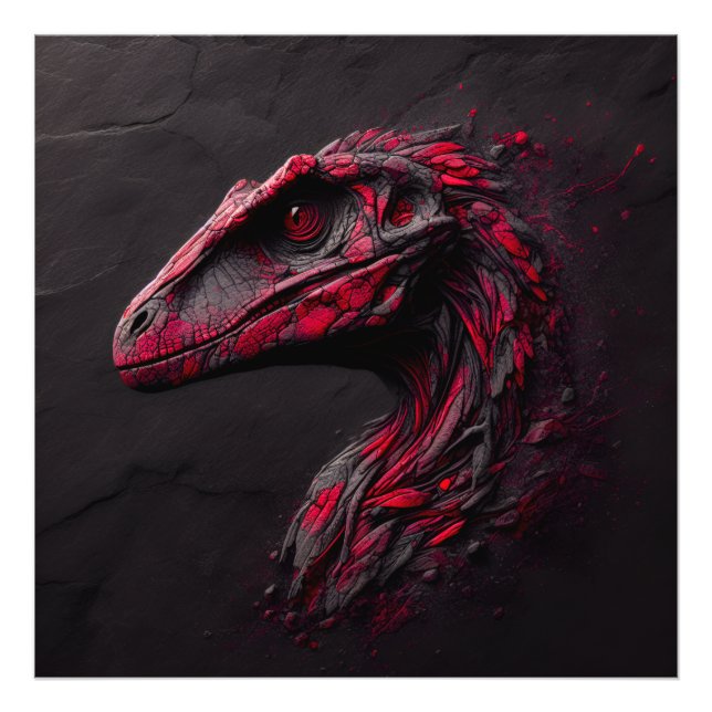 Ode to the Prehistorisk - The Genius of the AI Fototryck (Framsidan)