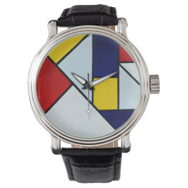 Ode to the Stijl Piet Mondriaan Armbandsur