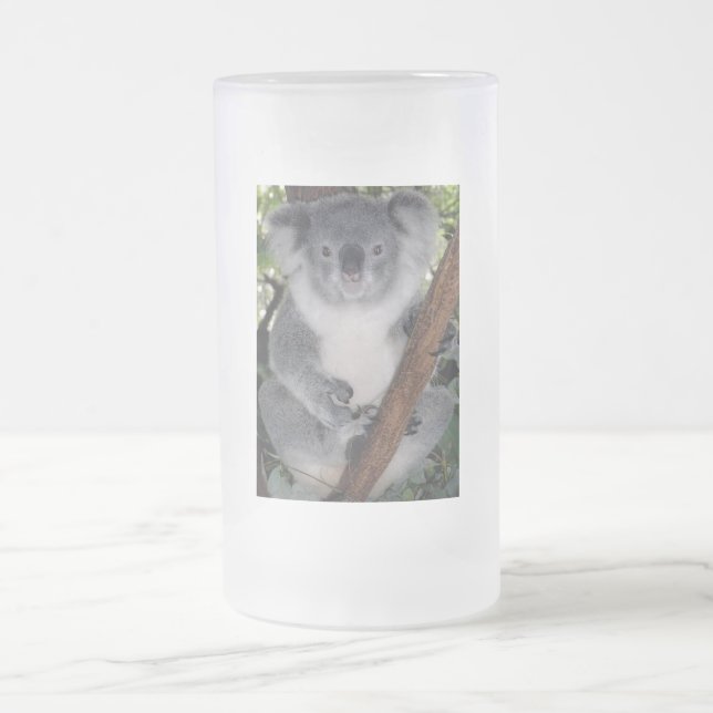 Öde Zazzle Söt Koala Aussi Outback Frostat Ölglas (Center)