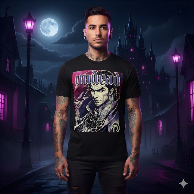 Odead Retro Gothic Vampire T-Shirt (Skapare uppladdad)