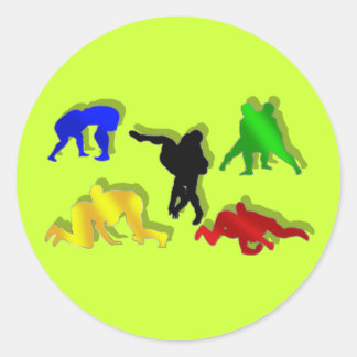 odefinierad runt klistermärke