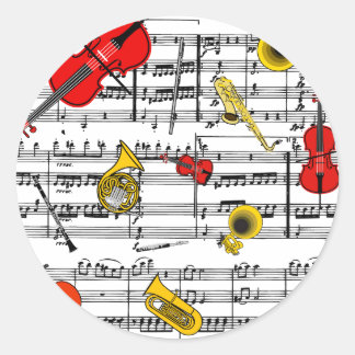 odefinierat runt klistermärke