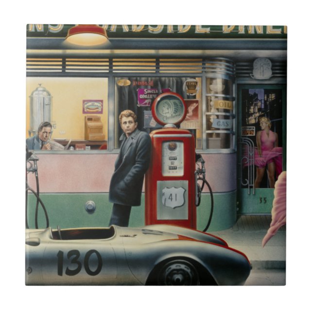 Ödehuvudväg Kakelplatta (Framsidan)