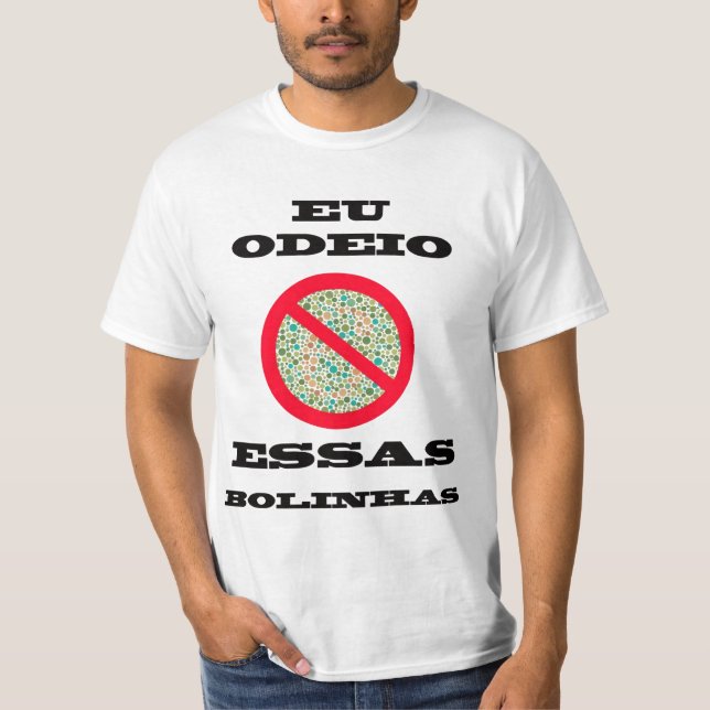Odeio essas Bolinhas T-shirt (Framsida)