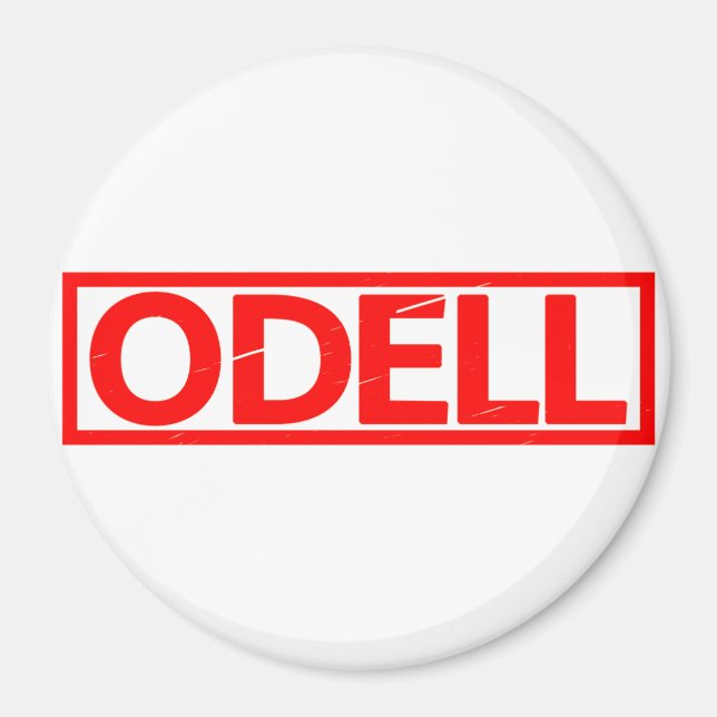 Odell Frimärke Magnet (Framsidan)