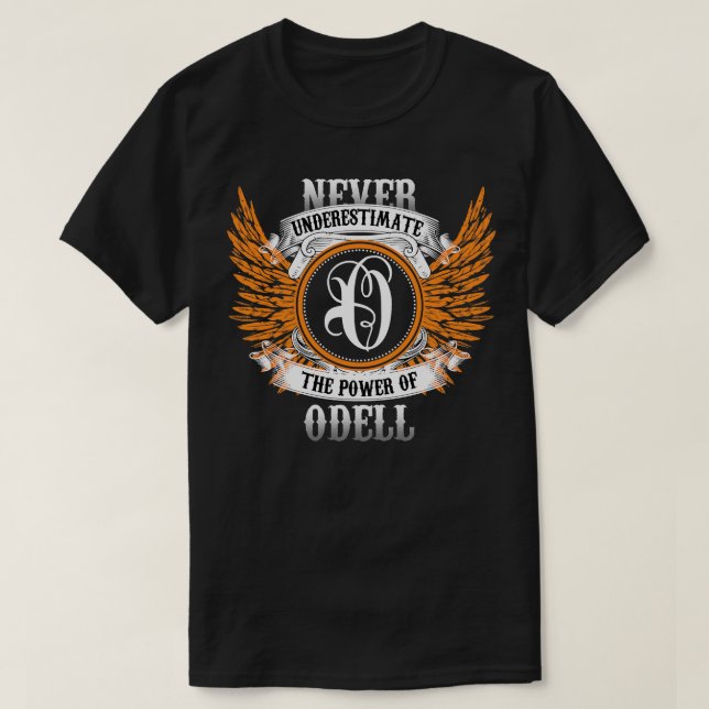 Odell Namn Shirt underskattar aldrig T (Design framsida)