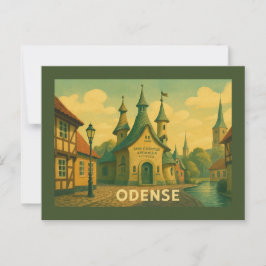 Odense Danmark Litteratur Vykort