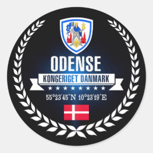 Odense Runt Klistermärke