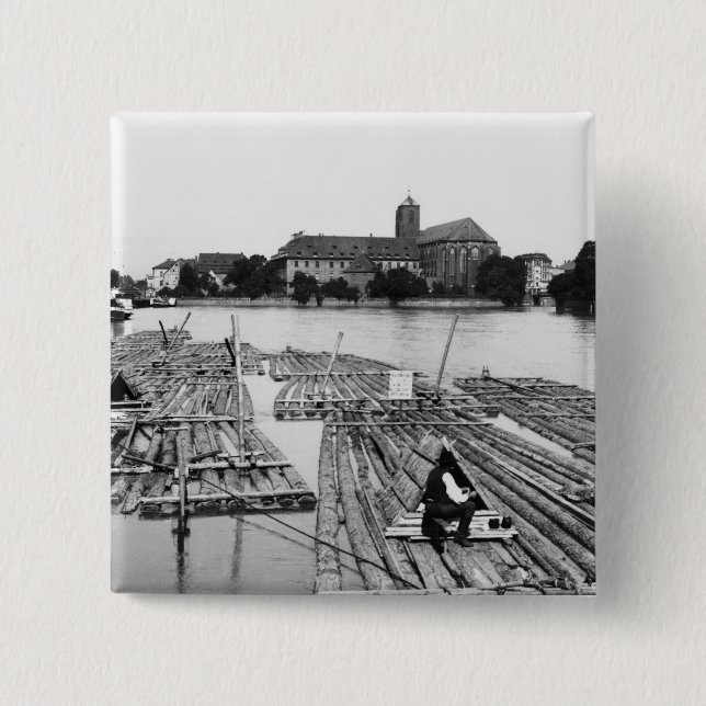 Oderen på Breslau Polen, c.1910 Knapp (Framsida)