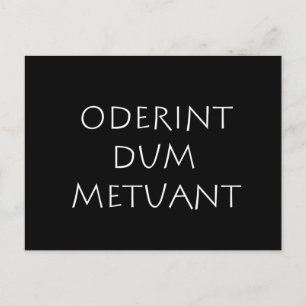 Oderint dum metuant vykort