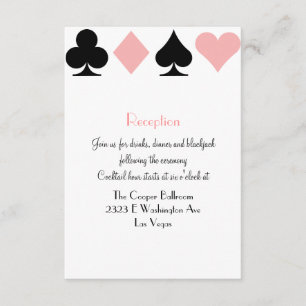 Ödes Las Vegas Bröllopsreception Extra Info Tilläggskort