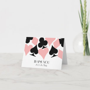 Ödes Las Vegas Tackkort i Vitt & Rosa