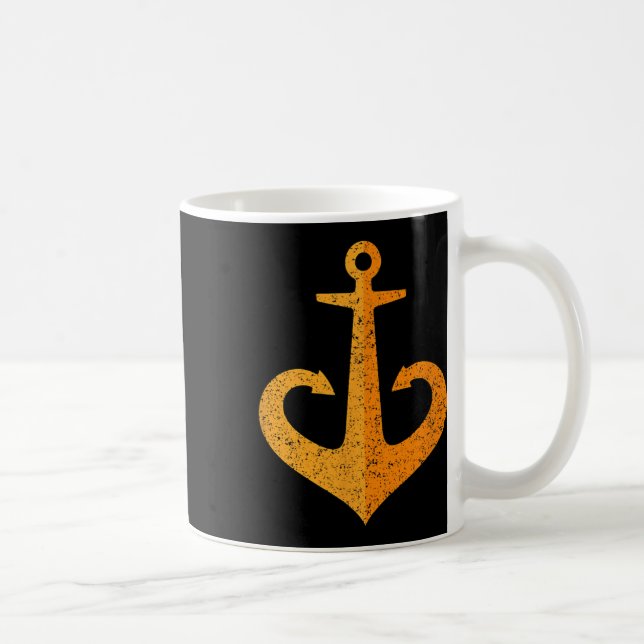 Odesa Odessa Anchor Emblem Symbol Ukraine Ukr  Kaffemugg (Höger)