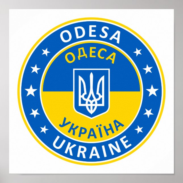Odesa Ukraina Poster (Framsidan)