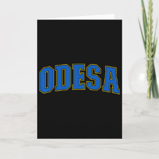 Odesa Ukraine Lovers Patriotic Proud Ukrainian Ode Kort