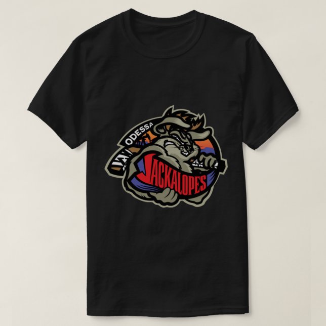 Odessa Jackalopes Cap T Shirt (Design framsida)