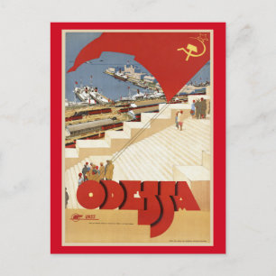 Odessa, Odesa, Ukraina Vintage resor Vykort