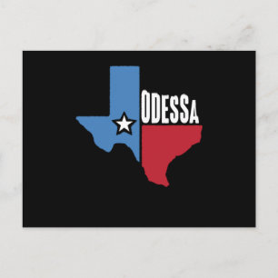 Odessa Texas TX Vykort