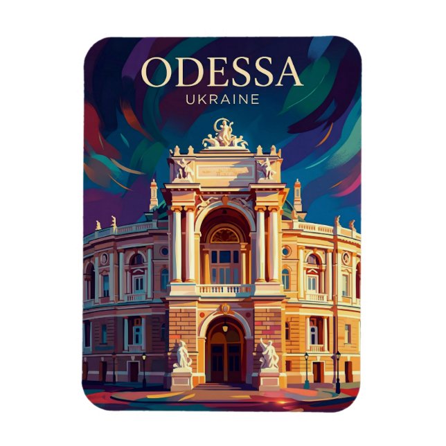 Odessa Ukraina Magnet (Vertikal)
