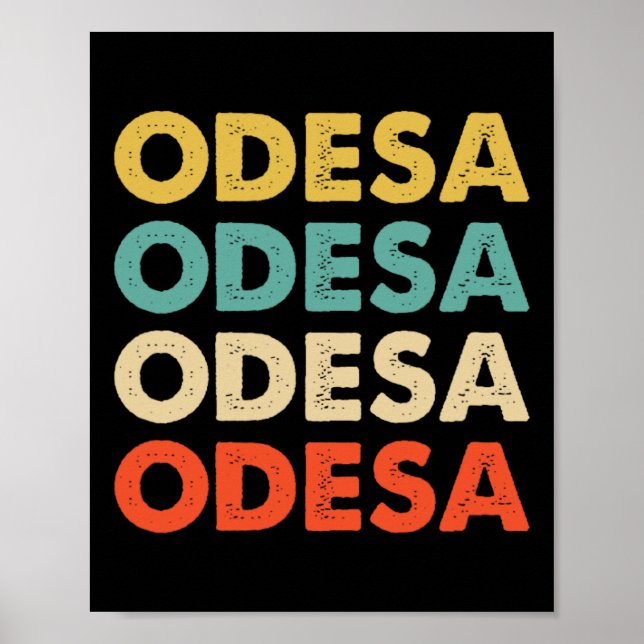 Odessa Ukraina Poster (Framsidan)