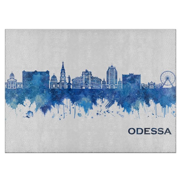 Odessa Ukraina Skyline Blue (Framsidan)