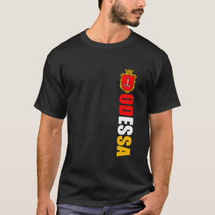 Odessa Ukraina Souvenirs Flagga of Odesa Gift Prou T Shirt