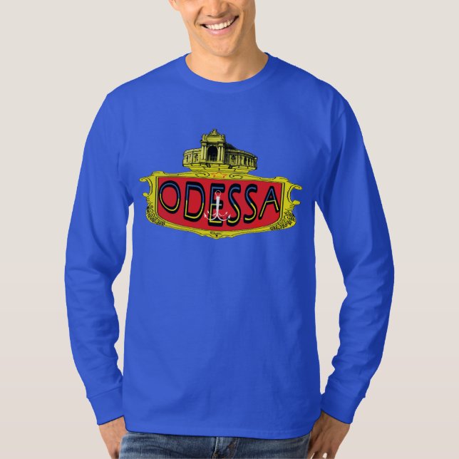 Odessa Ukraina T Shirt (Framsida)