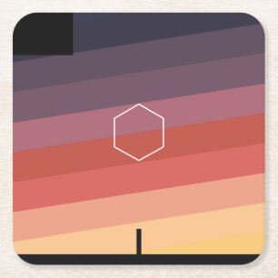 ODESZA i den återgång Minimalist kustfartyget Underlägg Papper Kvadrat