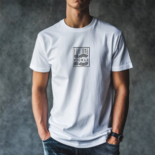 Ödet är nyckfullt motivationsvit svart t shirt