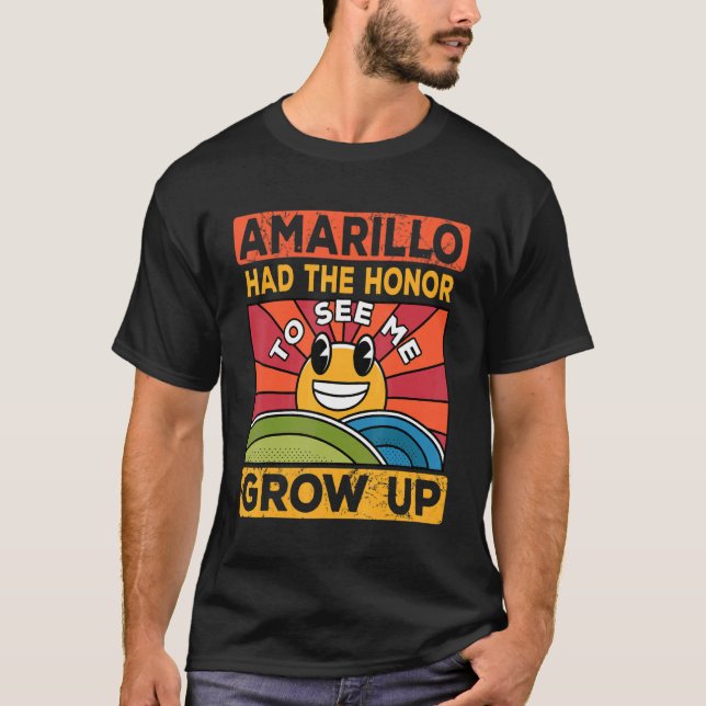 Ödet att se mig växa upp hade Sol och Amaril T Shirt (Framsida)