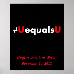 Odetekterbara HIV-likar ej överförbara - minimala Poster